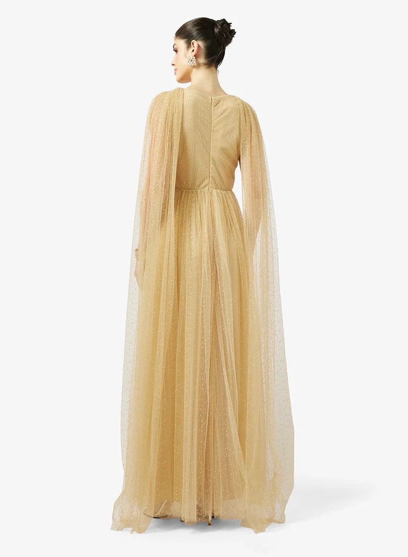 Namshi x  A-line Evening Gown With Trail for Women | Best Price UAE